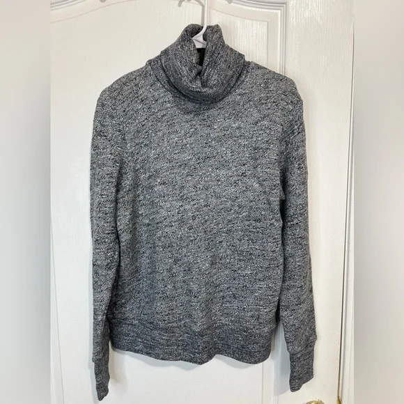 J.Crew Relaxed Heather Turtleneck Sweatshirt size 8 - Picture 2 of 14